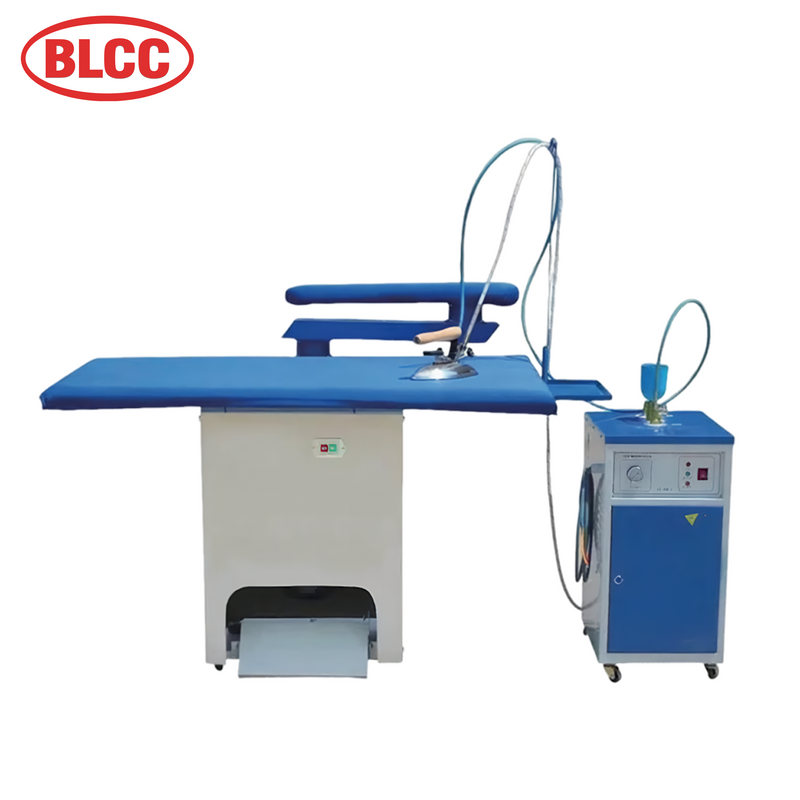 BLCC Professional Vacuum Ironing Table: Industrial Steam Press for Jeans, Shirts & Hotel Laundry